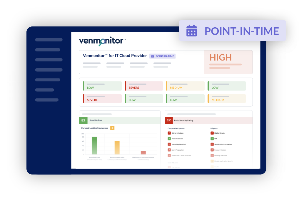 Venmonitor™ Point-in-Time