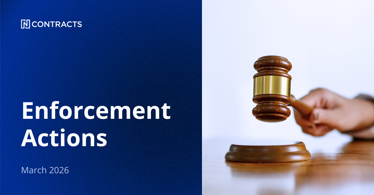 Enforcement Actions Roundup: March 2026